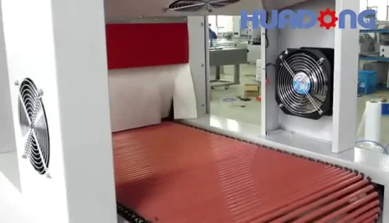 Máquina de embalagem retrátil com selagem automática de manga